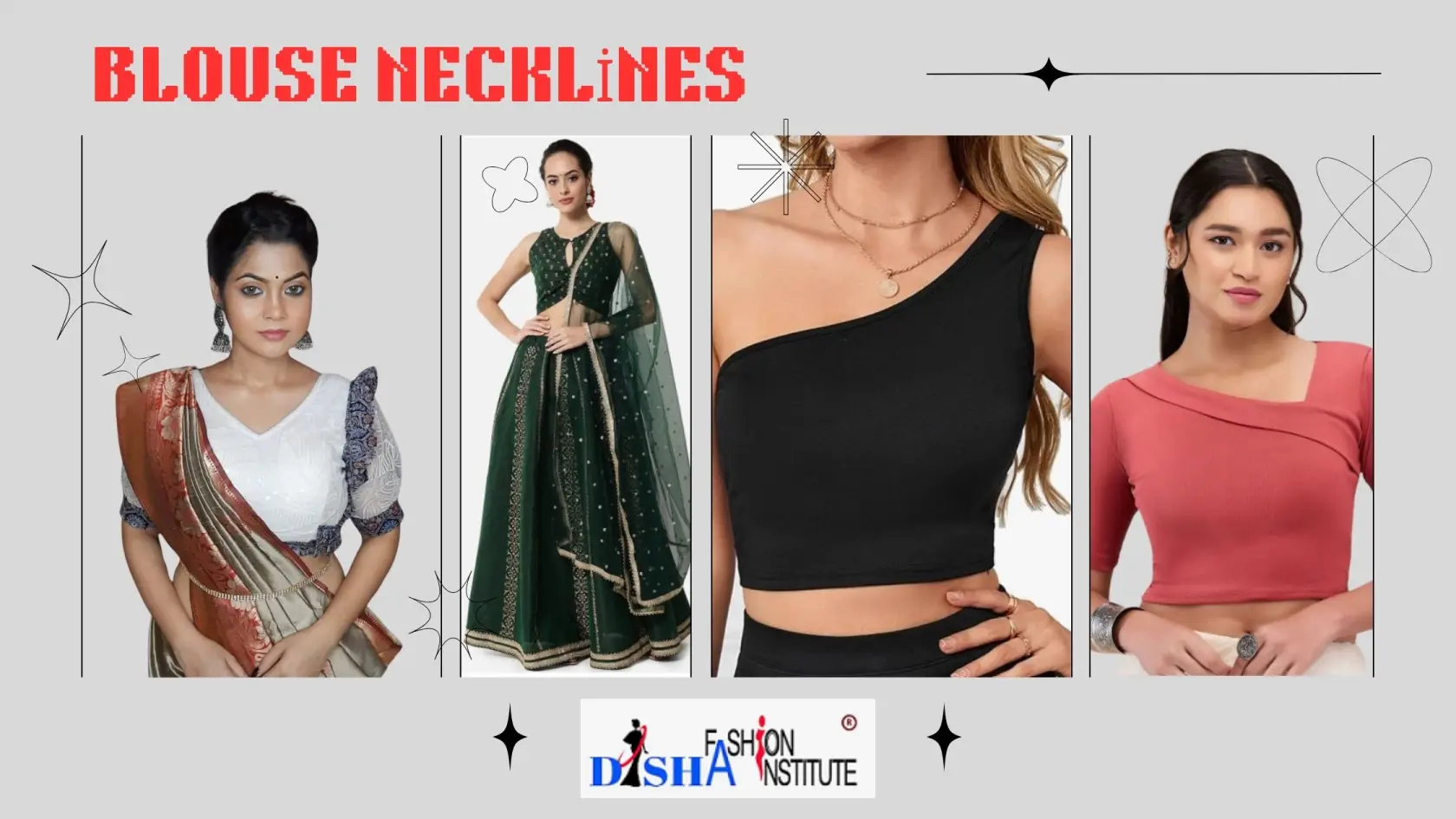 Types of Blouse Necklines